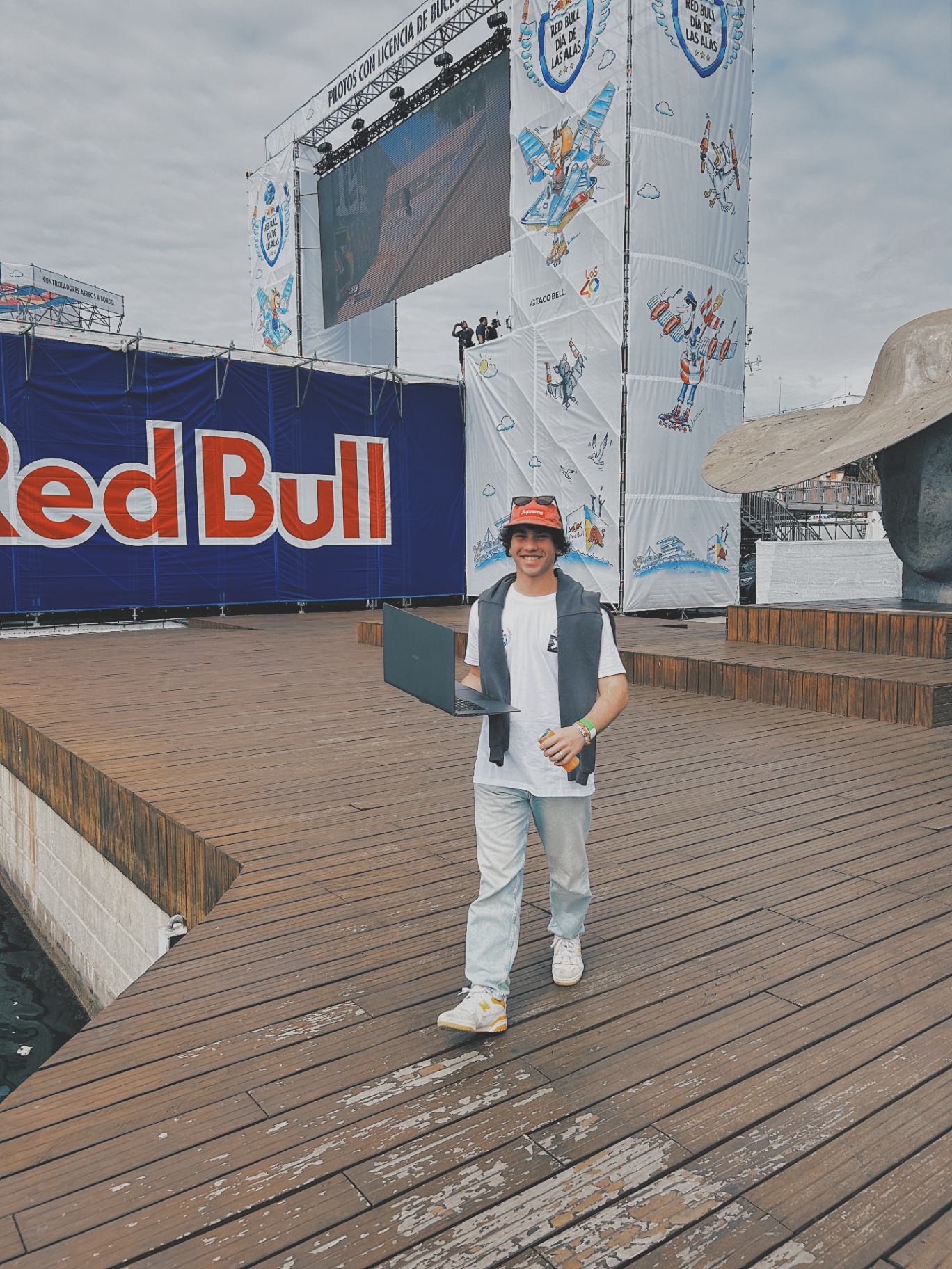 Pablo Barquero en el Mutua Madrid Open con Red Bull