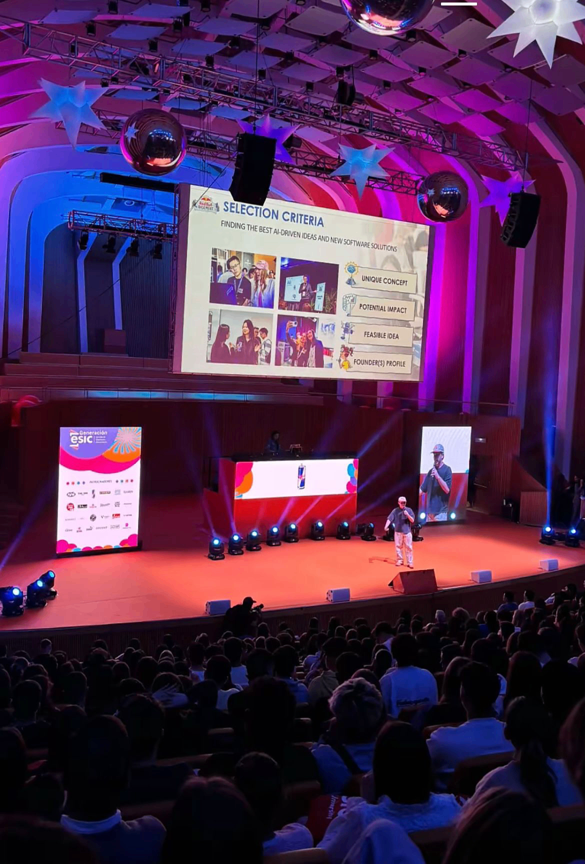 Auditorio Generación ESIC con Red Bull