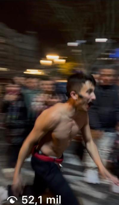 Vídeo viral nocturno con 52,1 mil visualizaciones